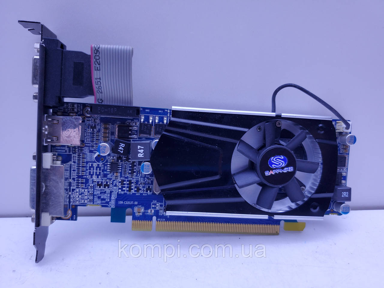 Відеокарта Sapphire Radeon HD 6570 2GB (GDDR3,128 Bit,HDMI,PCI-Ex,Б/у), фото 1