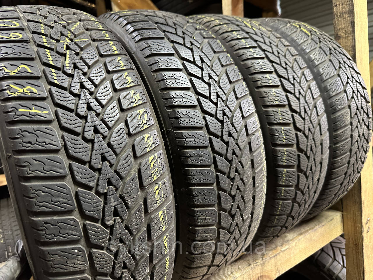 Шини зима 185/60R15 DUNLOP 5.5-6mm 2 4шт, фото 1