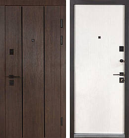 Вхідні двері Булат Ультра Kale, модель 547/251. Колір: дуб дорато темний/рустик авиньон блан