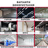 LED лінійний світильник 52W 120 см чорний 6500К ІР20 NORTE 1330-NLP-1 лінійний світильник 1200 мм, фото 3