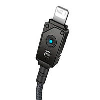 Кабель Baseus для Айфону Unbreakable USB-A to Lightning 480Mbps 2m Black, фото 5