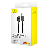 Кабель Baseus для Айфону Unbreakable USB-A to Lightning 480Mbps 2m Black, фото 3