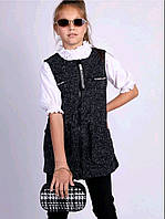 Жилетка для дівчинки.158. 164.Чорний.