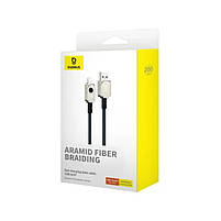 Кабель Baseus для Айфону Unbreakable USB-A to Lightning 480Mbps 2m Stellar White, фото 5