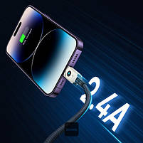 Кабель Baseus для Айфону Unbreakable USB-A to Lightning 480Mbps 2m Stellar White, фото 8