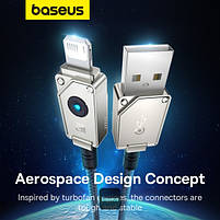Кабель Baseus для Айфону Unbreakable USB-A to Lightning 480Mbps 2m Stellar White, фото 10