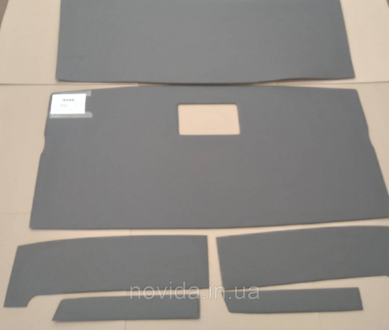 Оббивка кабіни КАМАЗ з низьким дахом без спального місця (сіра) (5320-5000010) 5320-5000011, фото 1