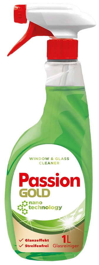 Спрей для миття скла і дзеркал Passion Gold Зелений (1л.)