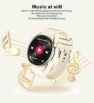 Смарт годинник Smart Watch 4you SPACE (1.43 AMOLED 466х466, Дзвінки) PURE GOLD, фото 5