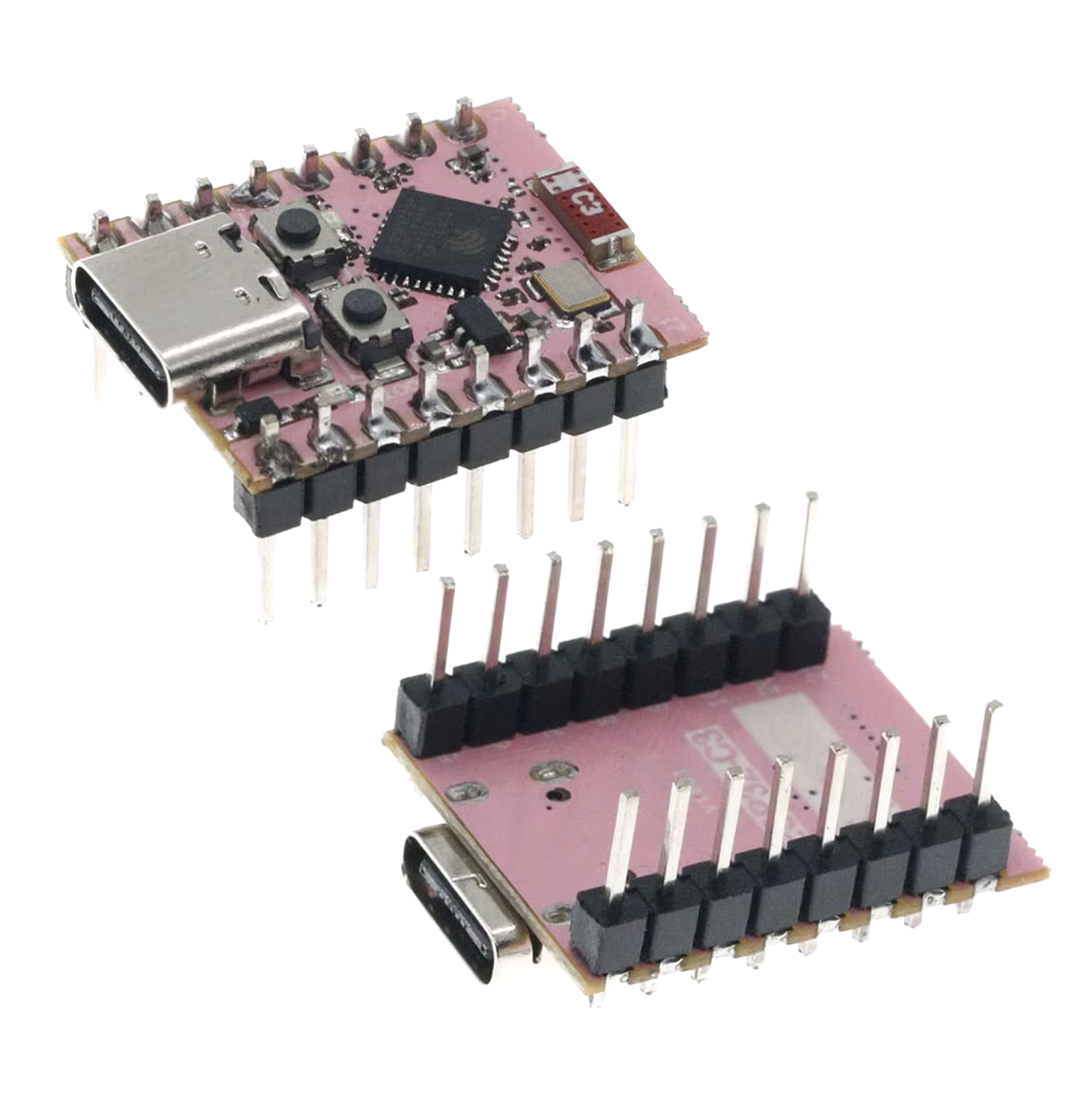 Плата розробки ESP32-C3 з вбудованою 4M флеш-пам'яттю, плата розширення, припаяні контакти