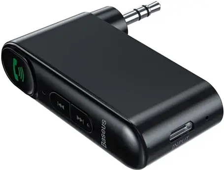 Bluetooth ресивер Baseus AUX BSBA-02 Audio Receiver black WXQY010001, фото 1