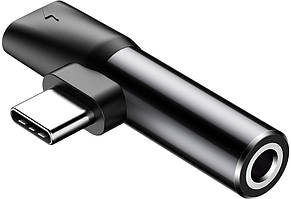 Адаптер AUX Type-C to Type-C + 3.5 Baseus L41 (CATL41-01)
