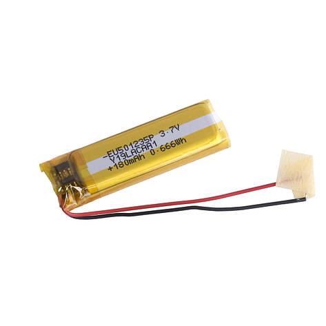 LiPo 180 mAh, 3,7V, 5x12x35мм LiPower акумулятор літій-полімерний LPW501235, фото 1