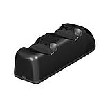 Зарядна док-станція DOBE ТР4-889 для джойстиків PS4 Slim Pro подвійна підставка тримач зарядний пристрій, фото 3