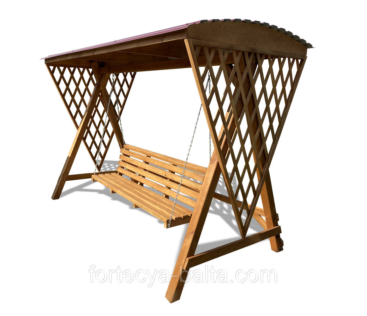 Гойдалка садова дерев'яна №2, фото 1