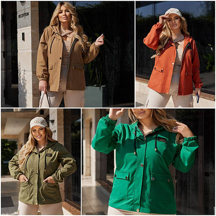 Жіноча вітровка тепла осінь, фото 1