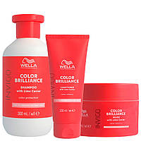 Wella Invigo Color Brilliance Набір 1 (шампунь 250 мл, кондиціонер 200 мл, маска 150 мл)