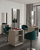 Робоче місце перукаря М415 двостороннє на два майстри