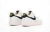 Чоловічі зимові кросівки Nike Air Force 1 Low Winter All White Black Найк Аїр Форс білі шкіра хутро, фото 7
