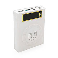 Power bank Voltronic CX4-PD-QIMagnetic під 4х18650, Magnetic Wireless Charger, Output:22.5W, Micro-USB,