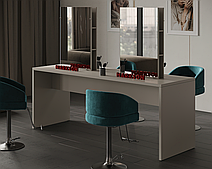 Двостороннє двомісне робоче місце перукаря М418