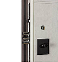 Вхідні двері Булат Ультра, модель 539/237. Колір: mamba morion/рустик авиньон блан, фото 6