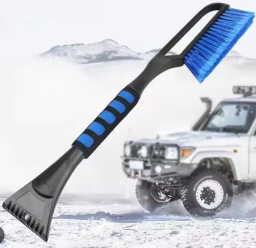 Щітка для авто від снігу + скребок від льоду, фото 1