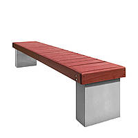 Лавочка садова Фортеця ЛБ - 1 на бетонних ніжках 2000*410*430