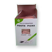 Зубочистка з ментолом в індивідуальній целофановій упаковці 1000 шт.
