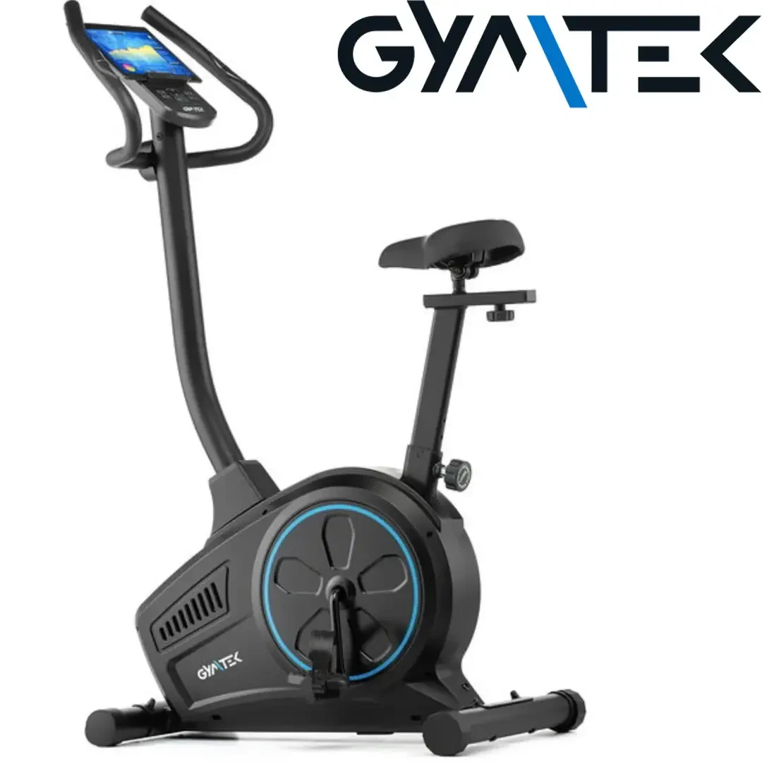 Велотренажер електромагнітний Gymtek XB2000. До 150 кг. Чорно-Синій.. З монітором