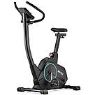 Велотренажер електромагнітний Gymtek XB4000. До 150 кг. Чорно-синій. Вертикальний.. З монітором, фото 5