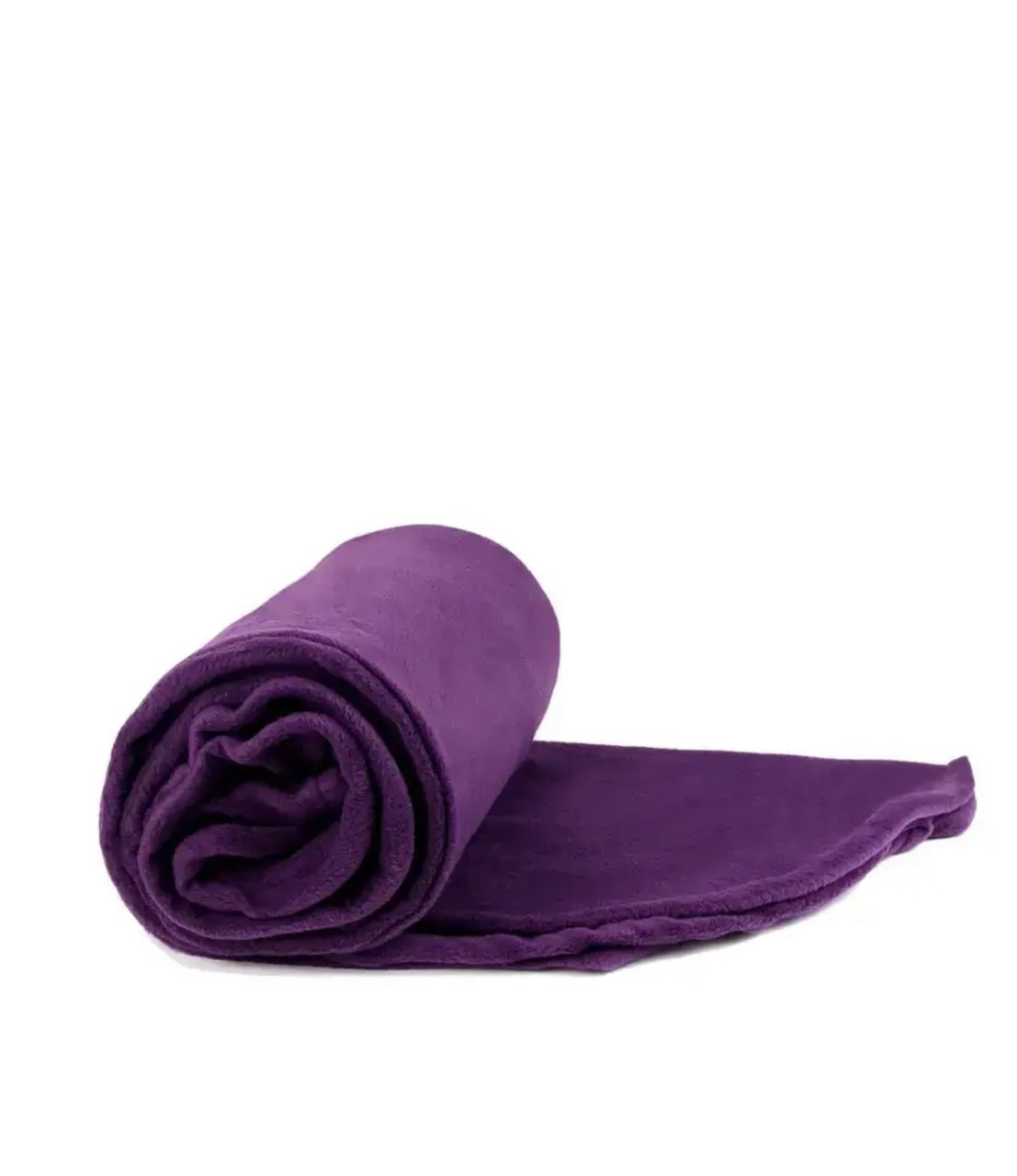 Флісовий плед (145*200 см), фіолетовий, фото 1
