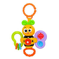 Підвіска музична Бджілка Limo Toy (20см, музика, звук, світло, тріскачка, на батарейках) HB 0043