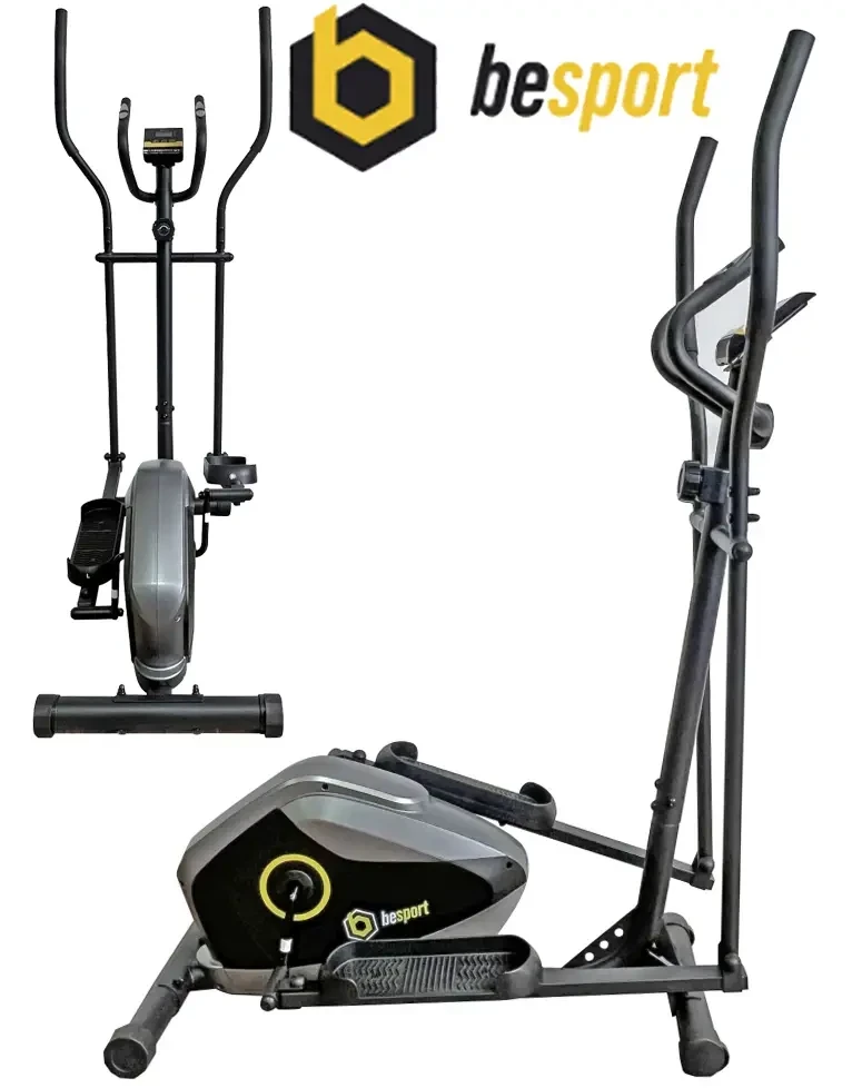 Орбітрек магнітний Besport BS-520 TRACER. До 130 кг. Чорно-жовтий. Для дому.. Для похудання