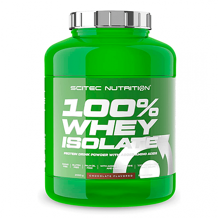 100% Whey Isolate Scitec Nutrition 2000 g Chocolate, фото 1