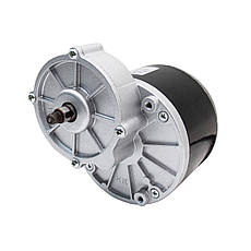 Електричний колекторний двигун MY1016Z 24V 250W з редуктором, без ніжок, короткий вал, фото 2