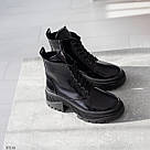 Зимові черевики з натуральної шкіри наплак, фото 7