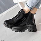 Зимові черевики з натуральної шкіри наплак, фото 9