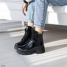 Зимові черевики з натуральної шкіри наплак, фото 10