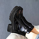 Зимові черевики з натуральної шкіри наплак, фото 5