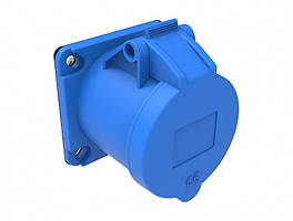 Розетка Bemis силова 220В врізна щитова поліамід 2P+PE 32А IP44