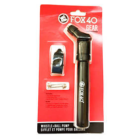 Набір тренера ( свисток + насос) FOX 40 Gear 6906-0000, Чорний, Розмір (EU) — 1SIZE