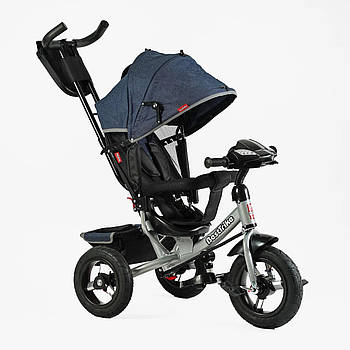 Велосипед триколісний з батьківською ручкою Best Trike (інтерактивна панель, USB, Bluetooth) 3390 - 32-068