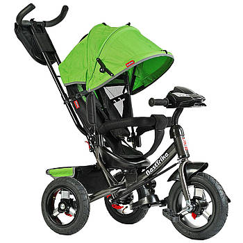 Велосипед триколісний з батьківською ручкою Best Trike (інтерактивна панель, USB, Bluetooth) 3390 - 34-820