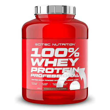 100% Whey Protein Professional Scitec Nutrition 2350 g Chocolate, фото 1