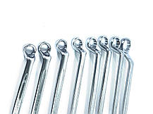 Набір ключів накидних на 75грд. 11пр.(6x7,8x10,10x11,12x13,14x15,16x17,18x19,21x23,22x24,27x30, 32x3 P-5118P, фото 5