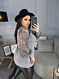 Жіноча красива ангорова кофточка великого розміру новинка 2024, фото 7