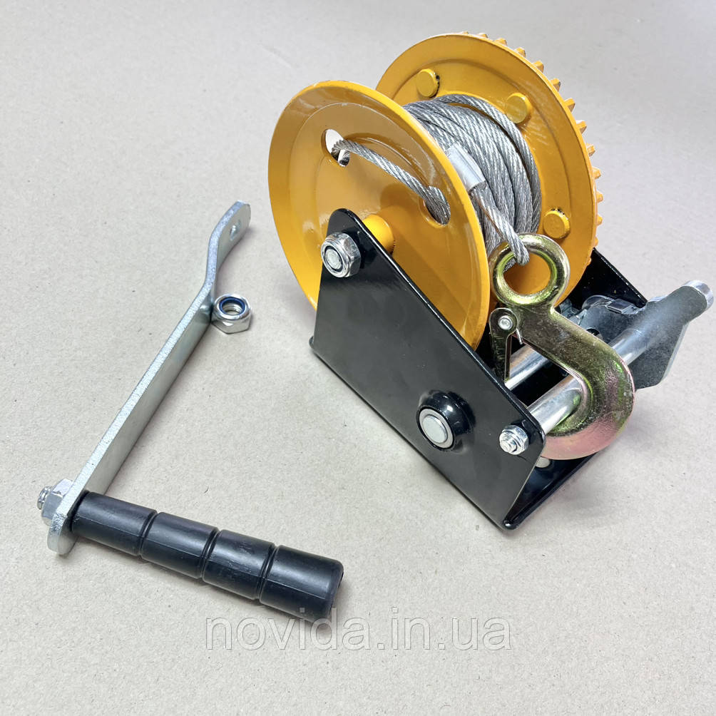 Лебідка ручна барабанна сталева трос 10 мм, 550 кг SIGMA. 6134011