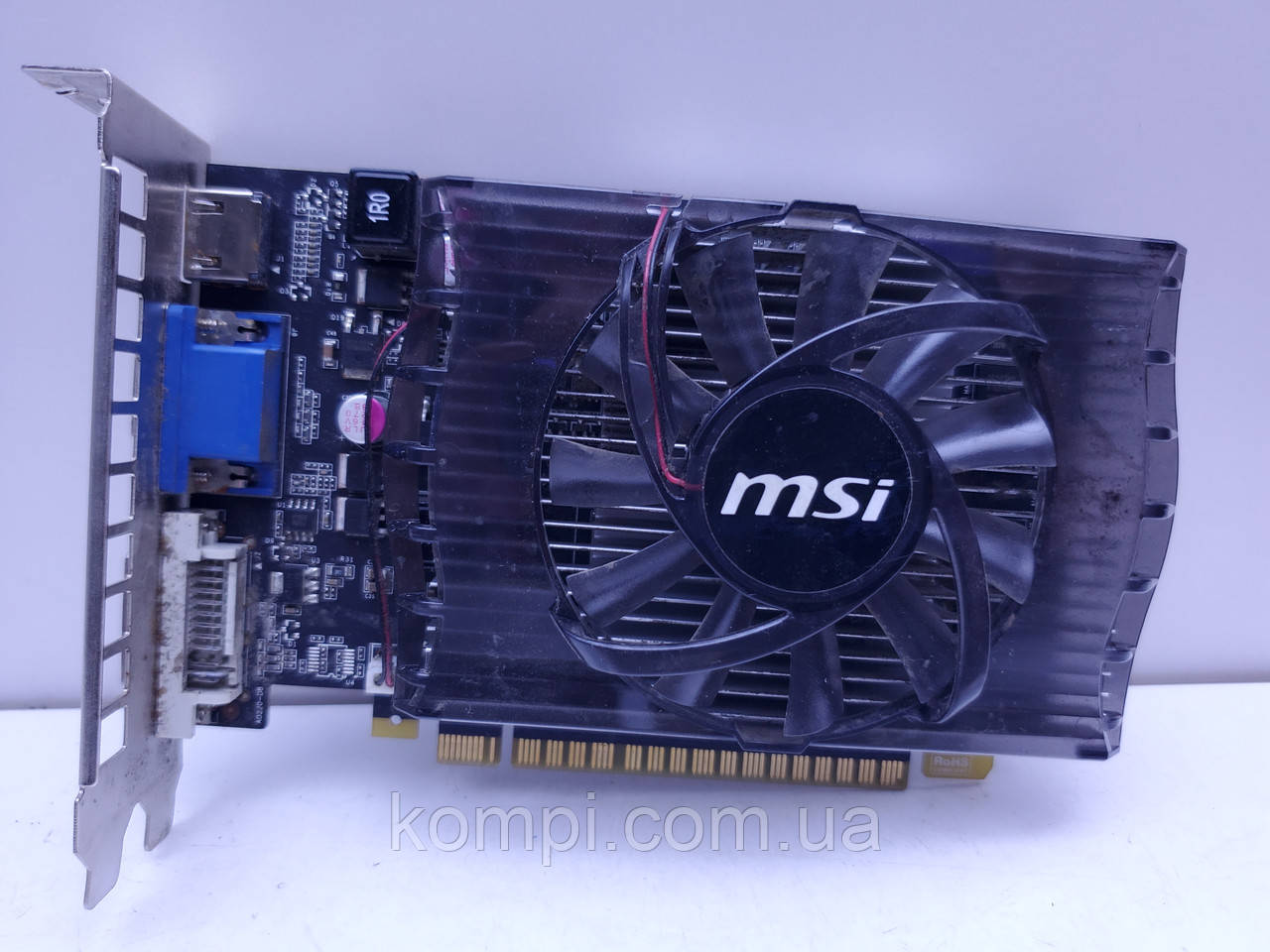 Відеокарта MSI GeForce GT 630 4GB (GDDR3,128 Bit,HDMI,PCI-Ex,Б/у)