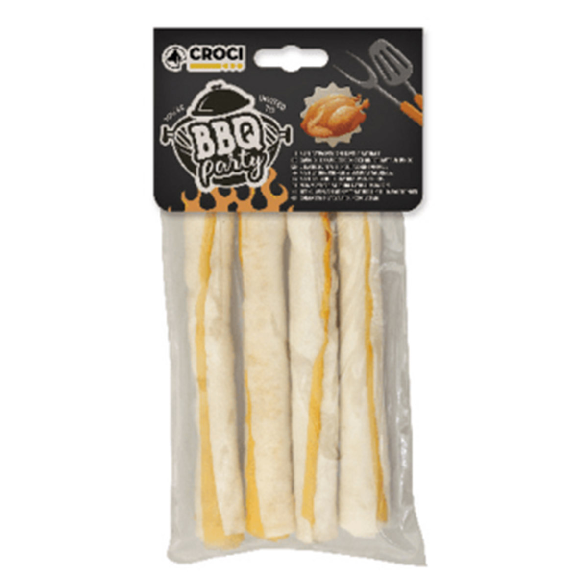 Ласощі для собак стік жилований OSSA KING Croci з куркою 13см 25гр 4 шт/уп